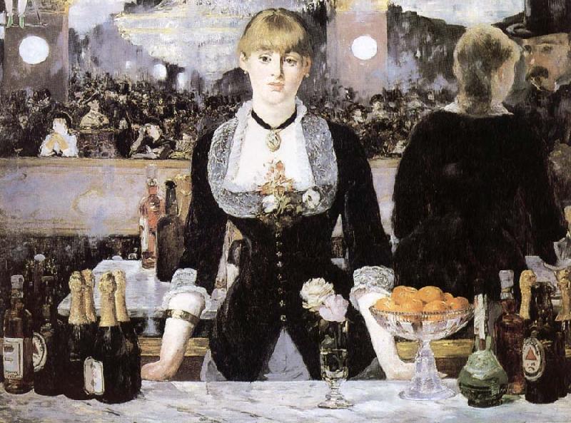 Edouard Manet An inclement in the Foils Bergere